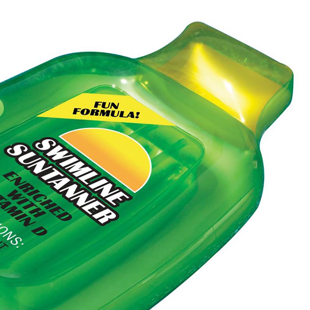 Swimline Inflatable Suntanner Tan Lotion Bottle Swimming Pool Float Raft | 90606 - VMInnovations