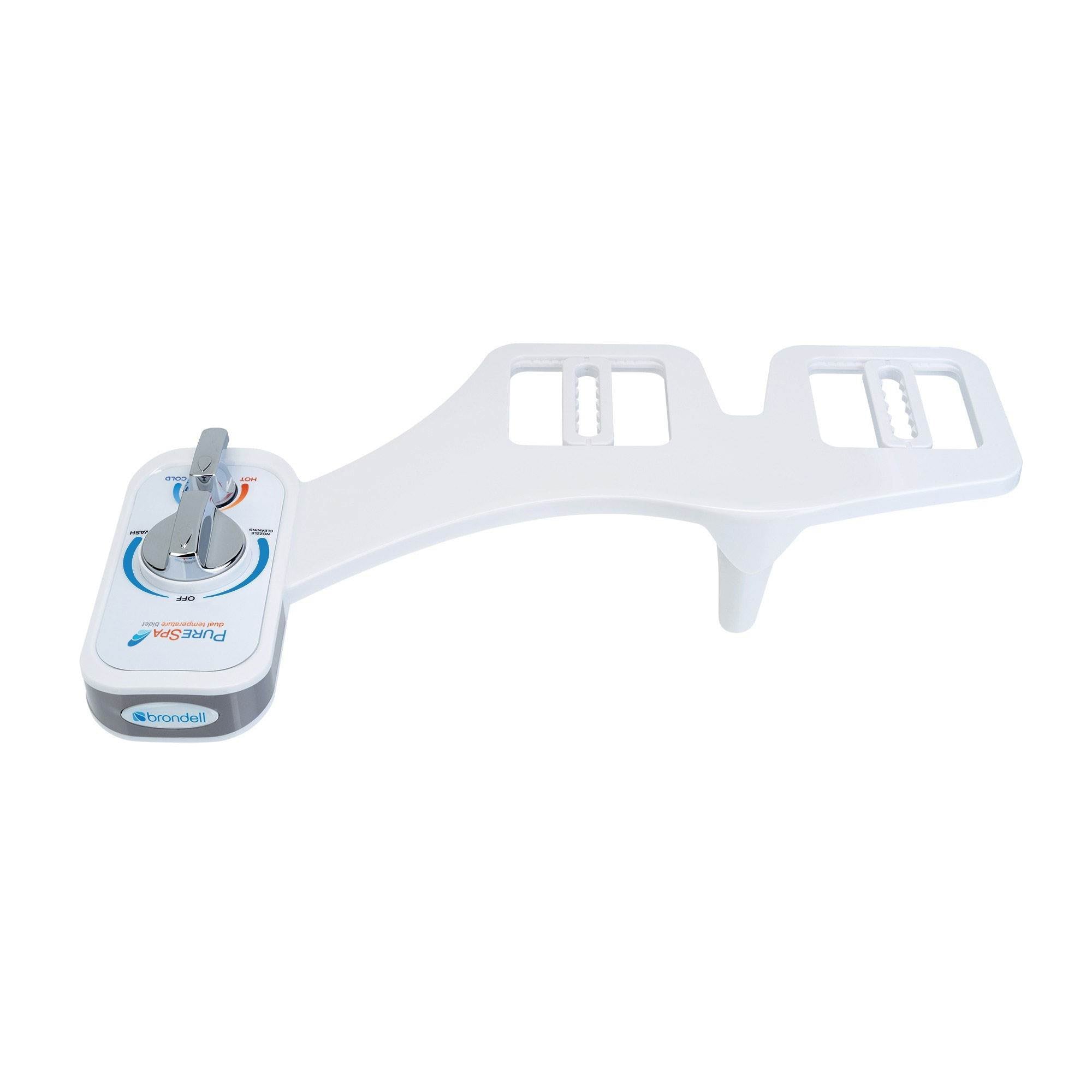 Brondell PureSpa Non-Electric Easy Bidet Toilet Water Spray Seat Attachment
