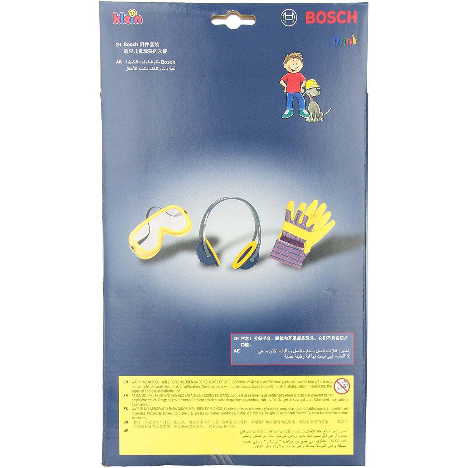 Theo Klein Bosch Kids Toy Toolset Bundle with Safety Accessories and Workbench