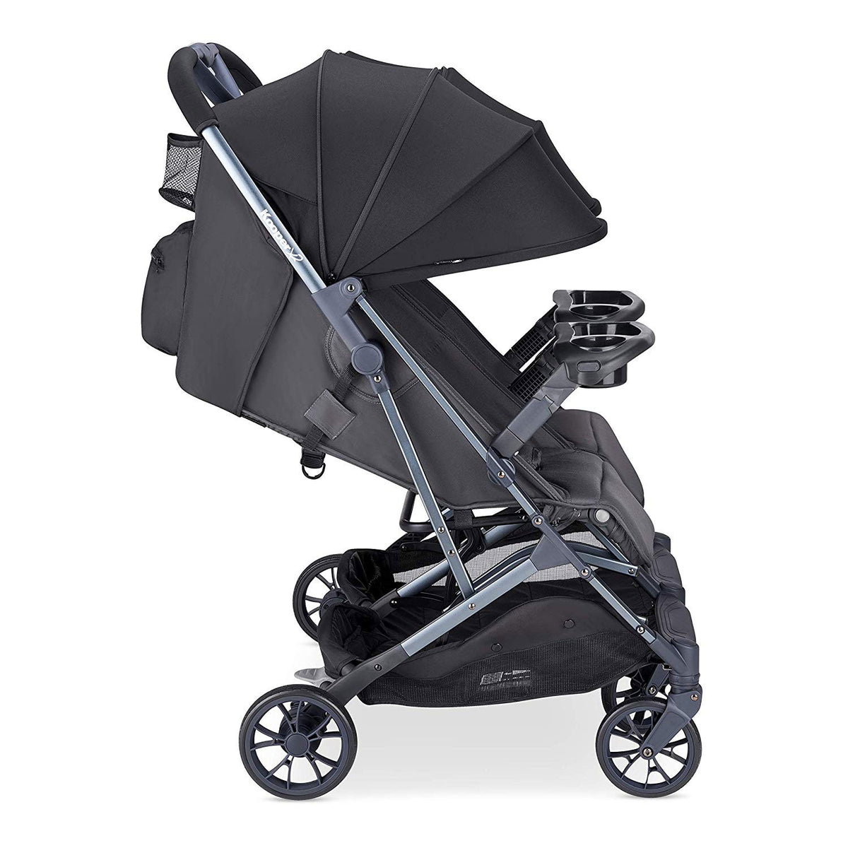 Joovy X2 Double Folding Adjustable Recline Portable Stroller, Gray (Open Box)