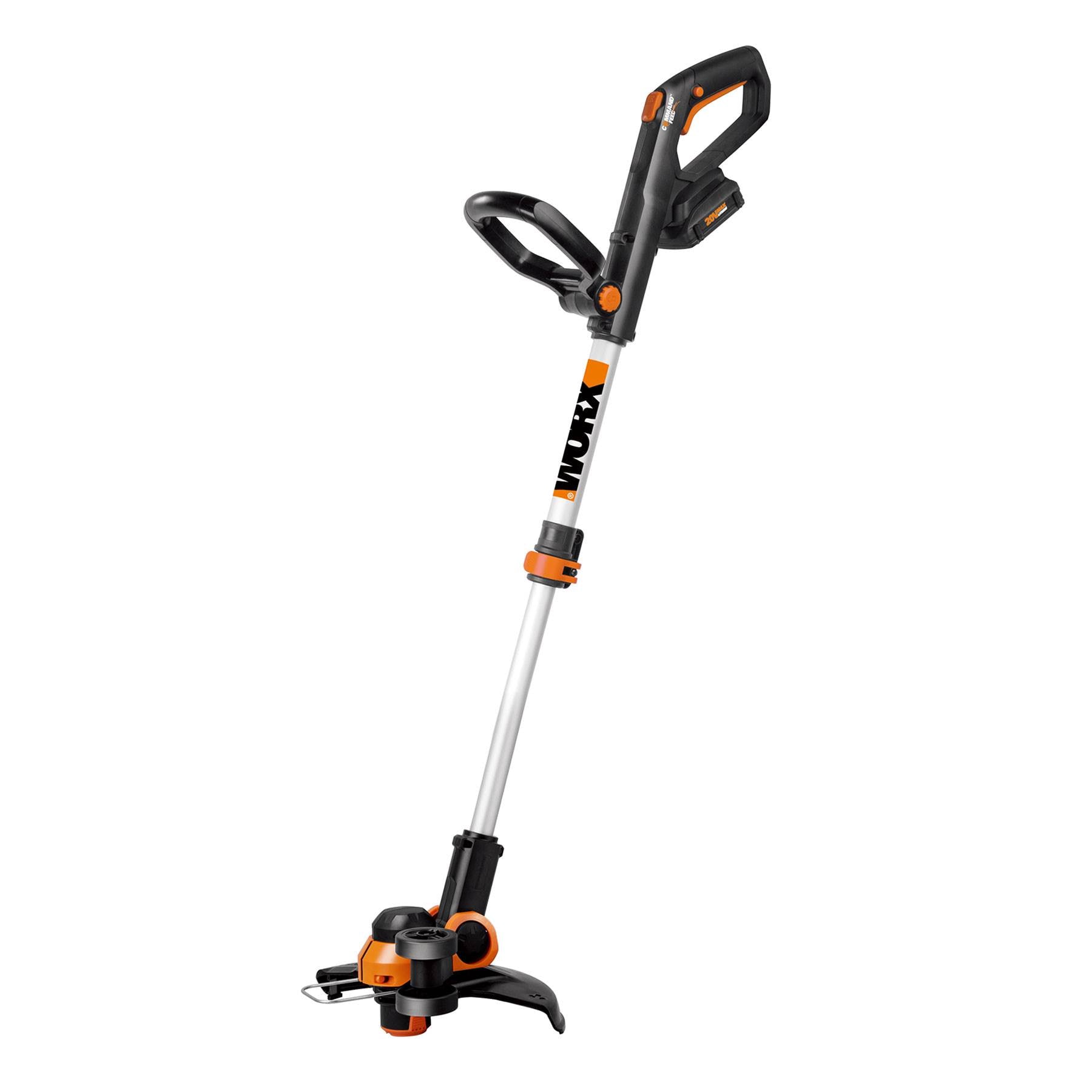 Worx 12" 20V Li-Ion String Trimmer & Edger w/ Batteries & Charger (For Parts)