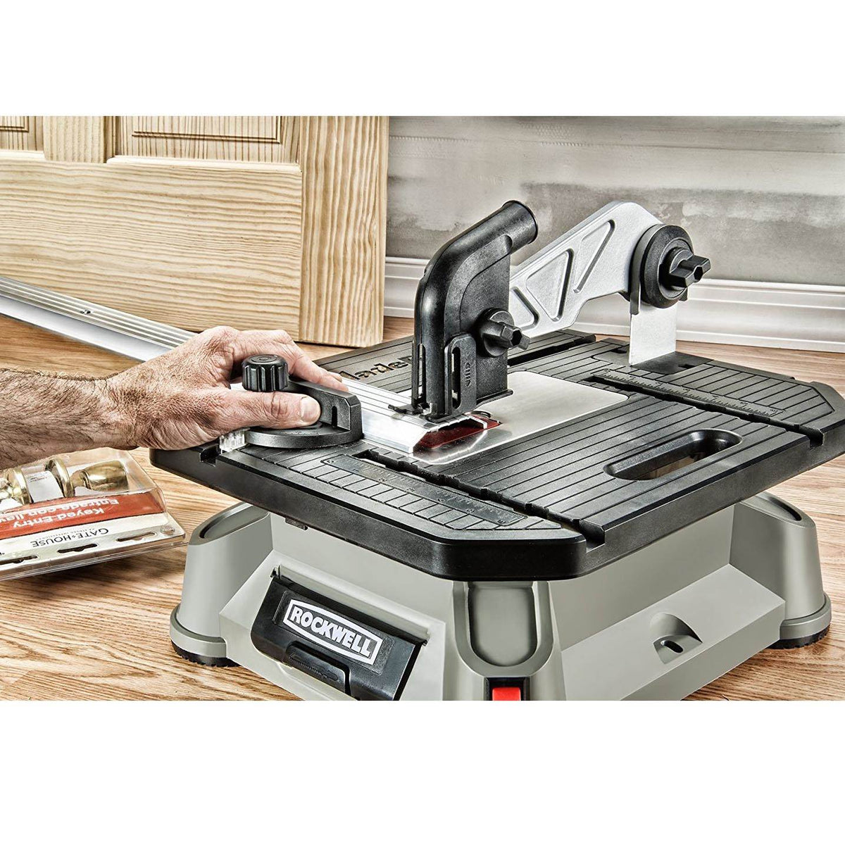 Rockwell Bladerunner X2 Tabletop Table Saw Scroll, Rip, and Miter Tool (Damaged)