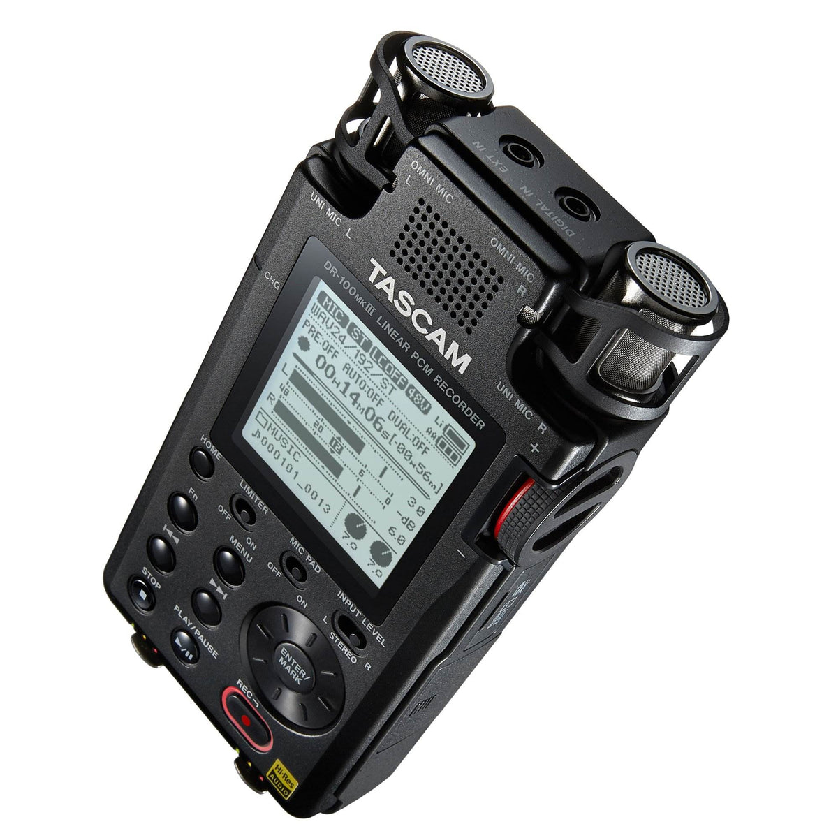 Tascam Handheld Portable Linear PCM Digital Audio Recorder (Open Box)
