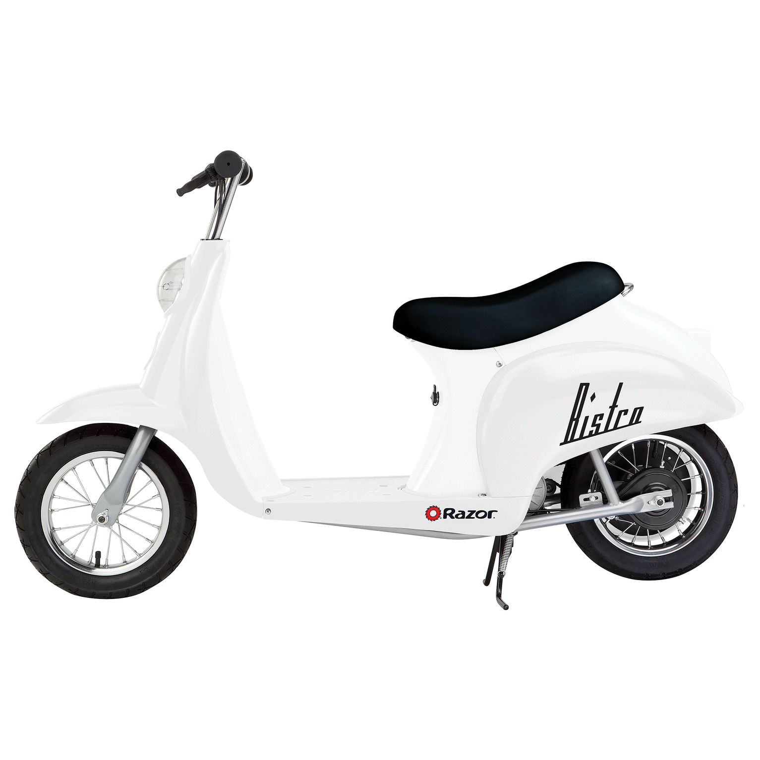 Razor Rechargeable Ride-on Scooter + Bicycle Helmet + Elbow & Knee Pad Set