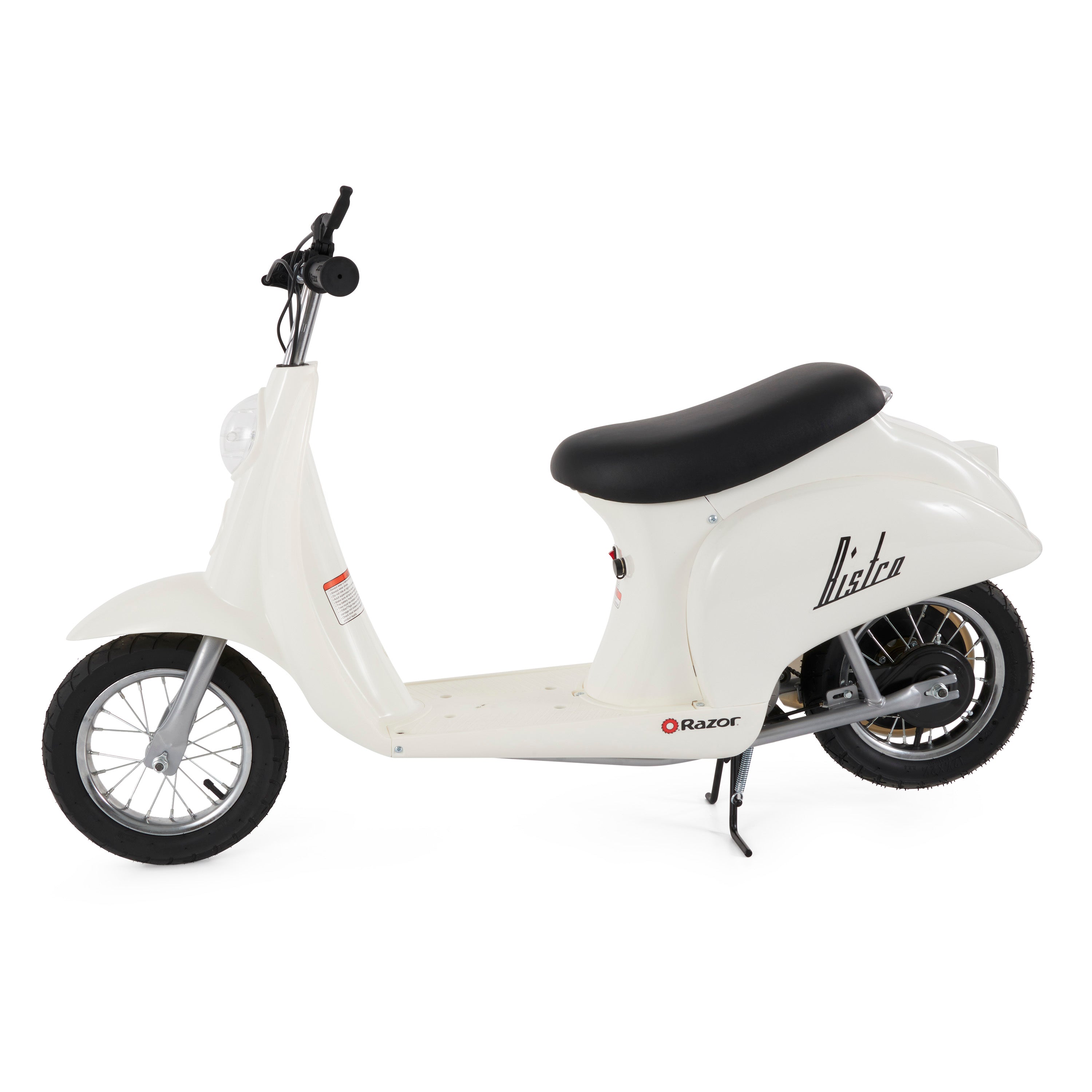 Razor Pocket Mod Euro 250W Kids Electric Retro Scooter w/ Helmet & Safety Pads