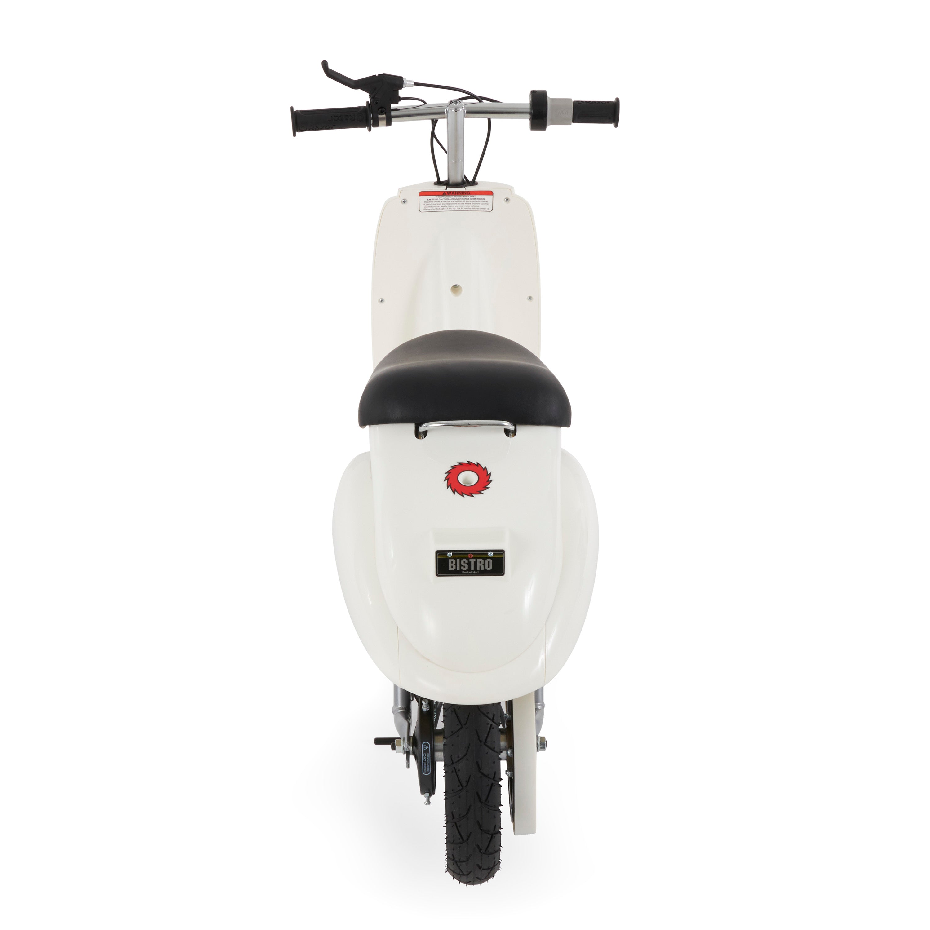 Razor Pocket Mod Euro 250W Kids Electric Retro Scooter w/ Helmet & Safety Pads