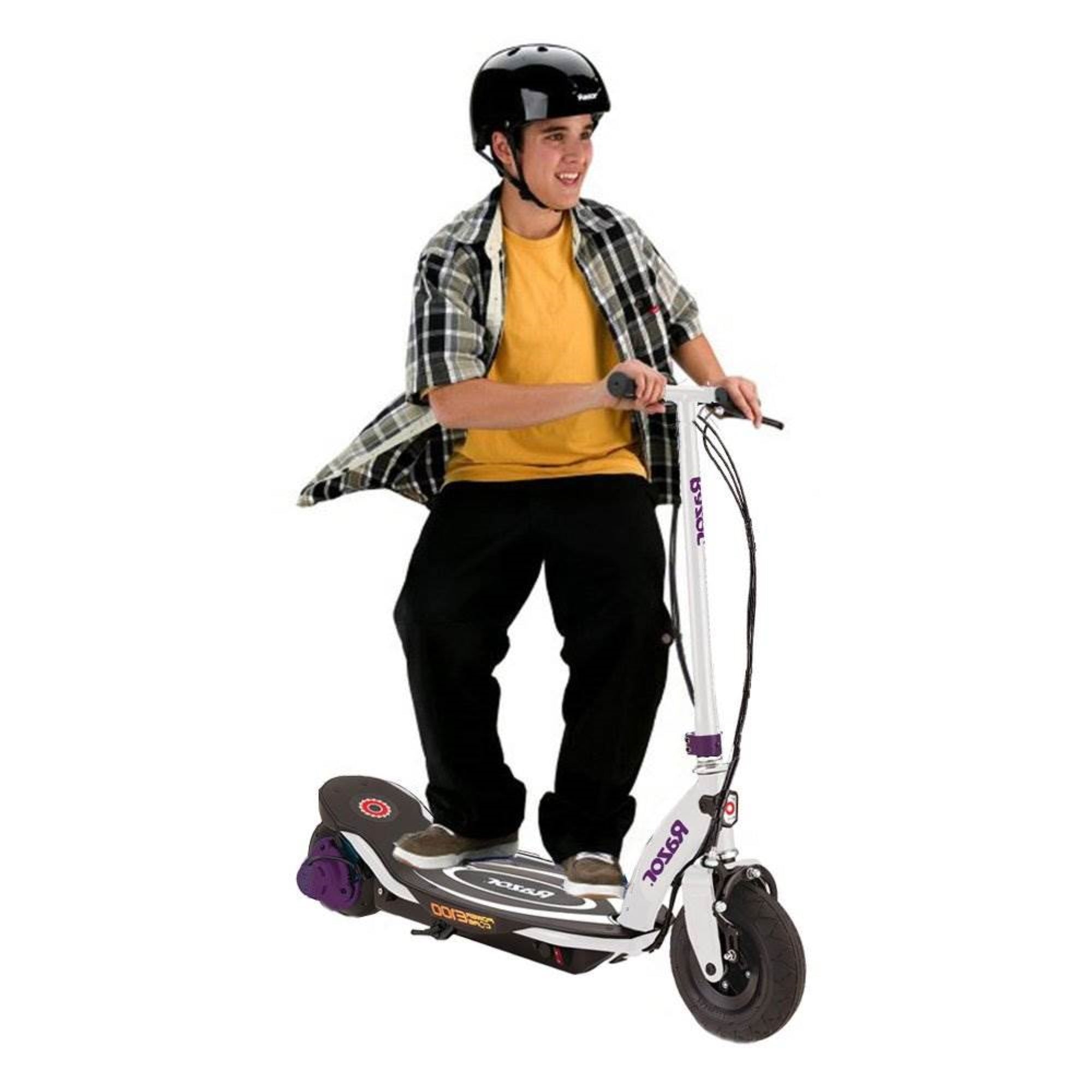 Razor Power Core Electric Hub Motor Kids Toy Kick Scooter, Purple (Incomplete)
