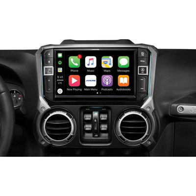 Alpine Weather Resistant 9" In Dash Stereo System for Jeep Wrangler 2011 - 2017