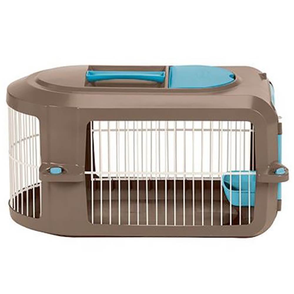 Suncast Deluxe Small Pet Travel Carrier with Food and Water Tray (Open Box)