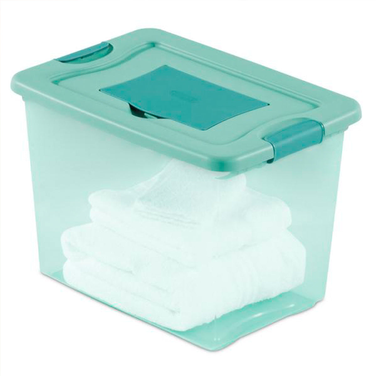 Sterilite 25 Quart Fresh Scent Stackable Plastic Storage Box Container (18 Pack)
