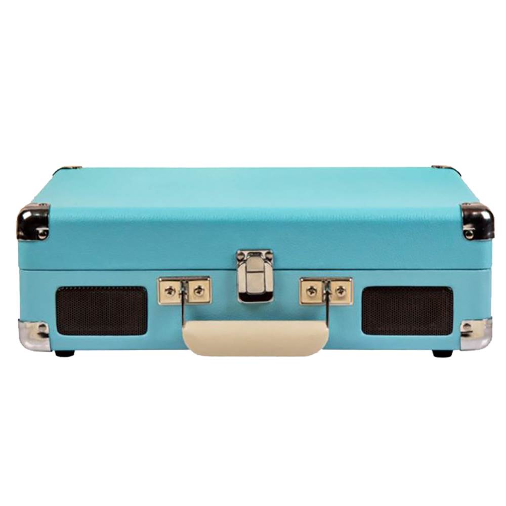 Crosley Cruiser Deluxe Portable Bluetooth Record Player Turntable, Turquoise