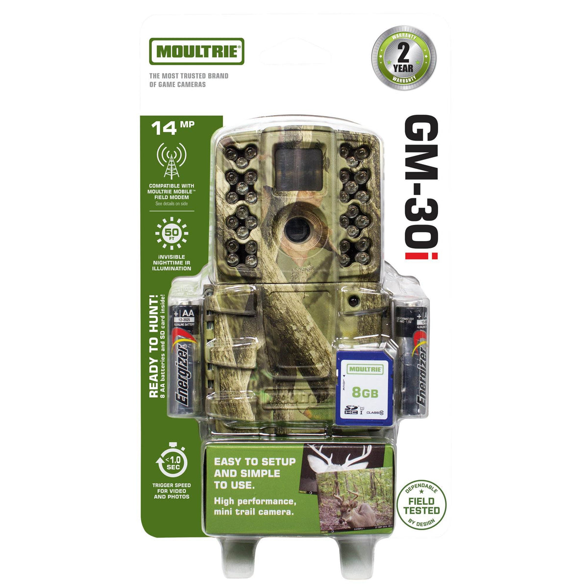 Moultrie Gen-2 14 MP Infrared Digital Game Trail Hunting Camera (For Parts)