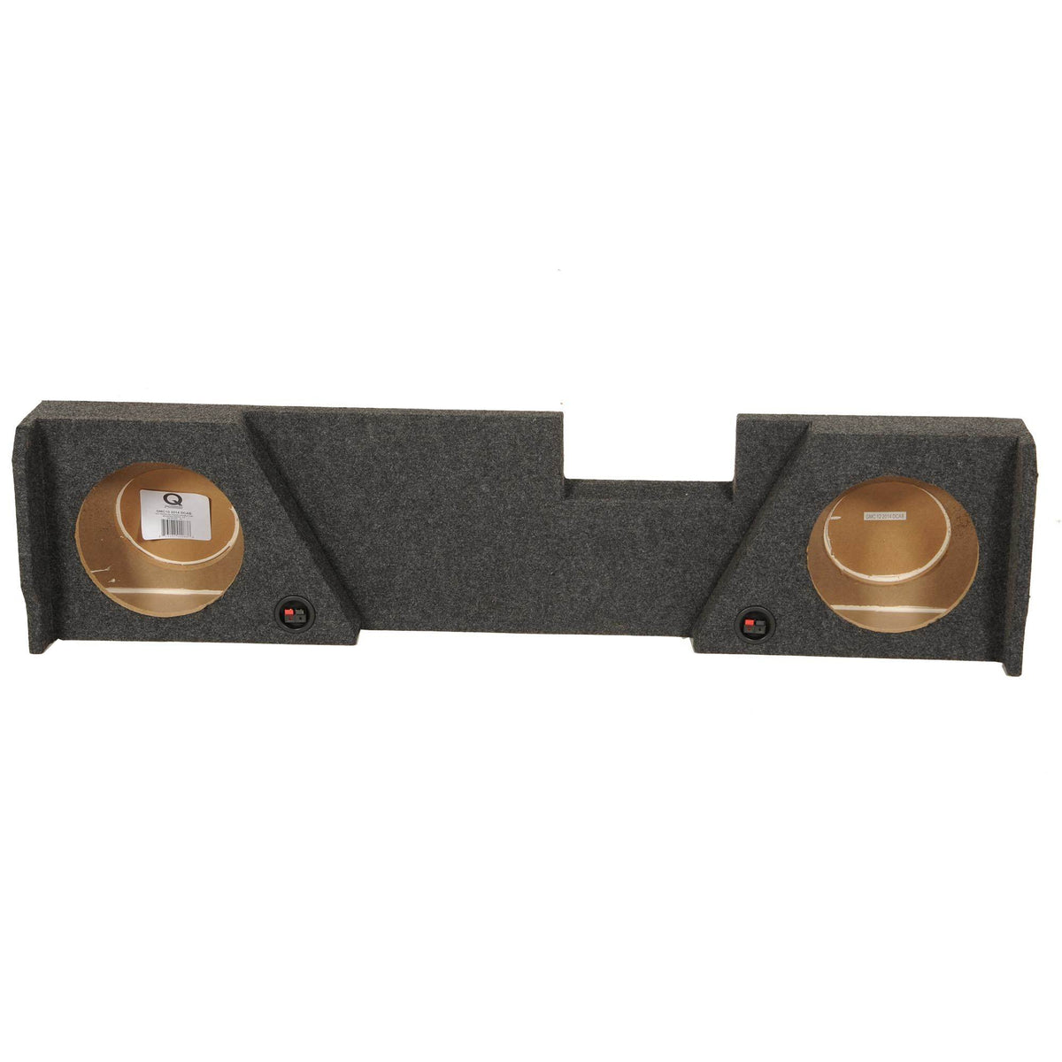Q Power GMC Chevy 2014 - 2016 Double Cab Dual 10" Subwoofer Box Enclosure (Used)