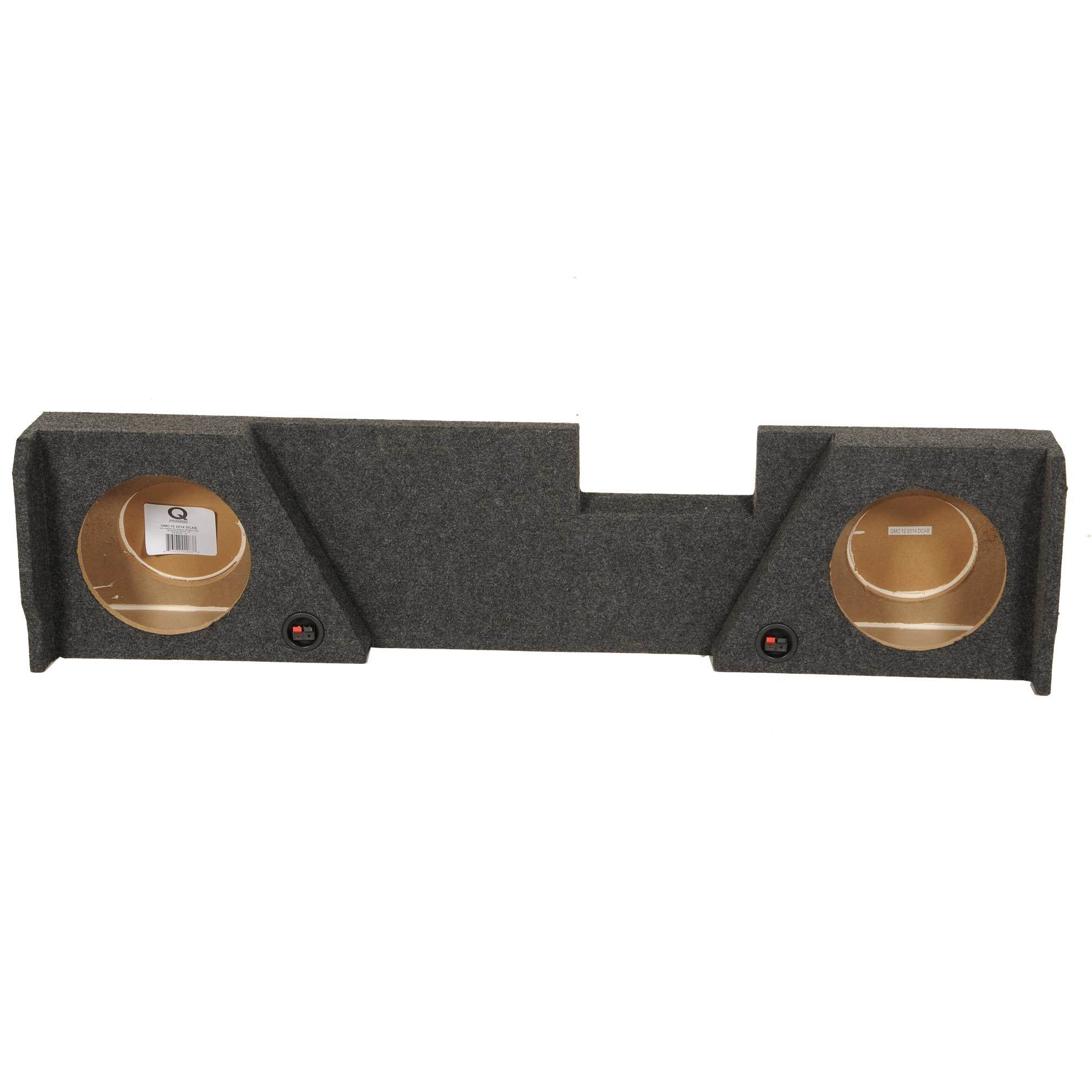 Q Power GMC Chevy 2014 - 2016 Double Cab Dual 10" Subwoofer Enclosure (Open Box)