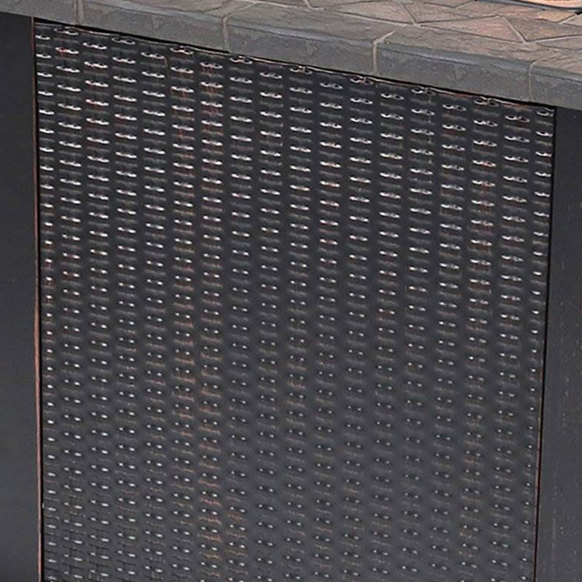 Endless Summer 30 inch Gas Firepit with Lava Rock and Real Slate Mantel (2 Pack) - VMInnovations