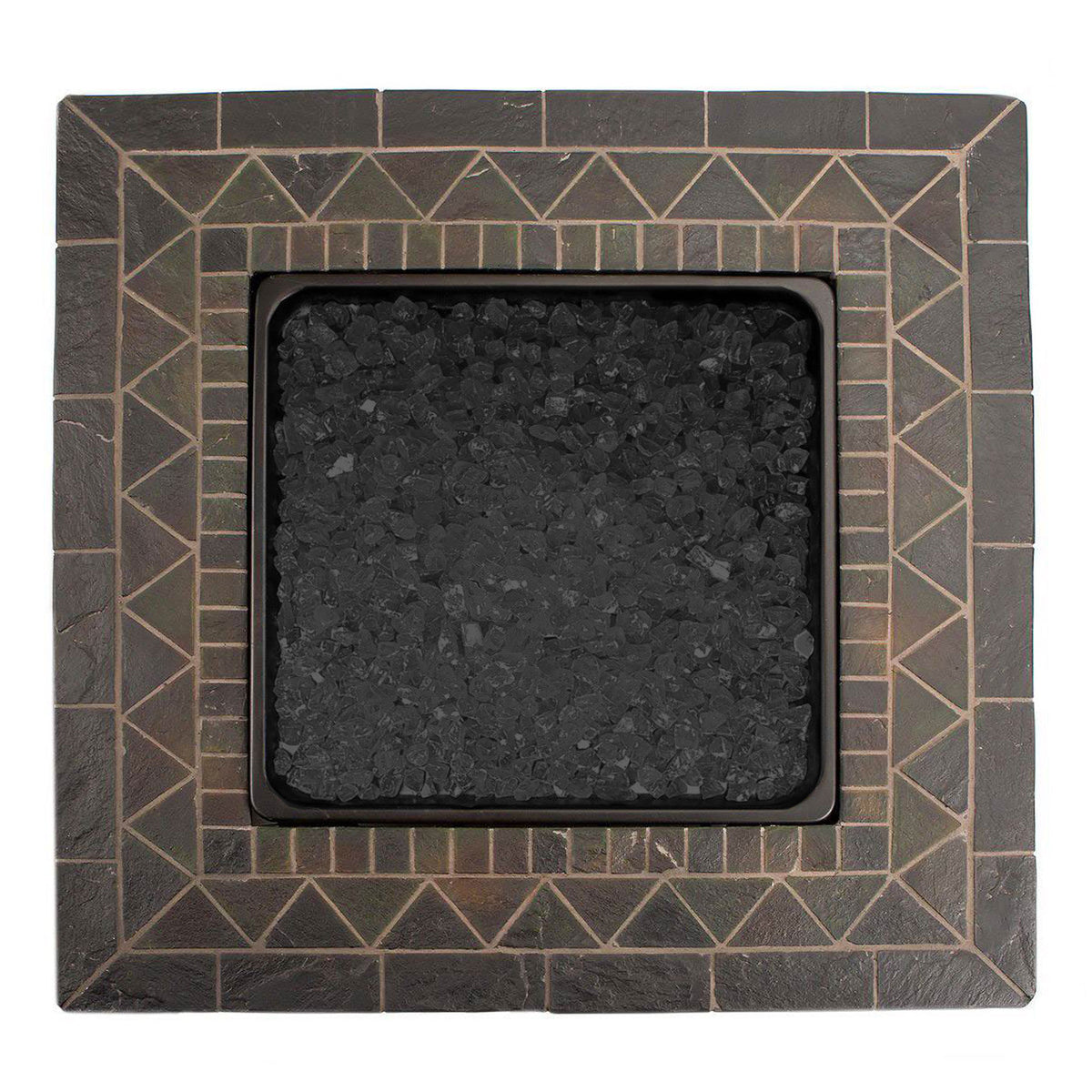 Endless Summer 30,000 BTU LP Gas Outdoor Fire Table with Brown Fire Glass