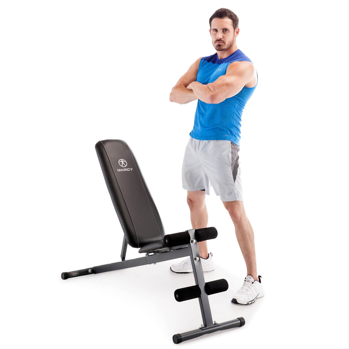 Marcy Pro Home Gym Utility Exercise Weight Training Workout Bench (Used)