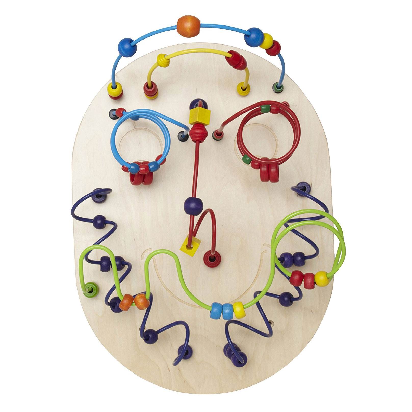 Hape Kids Wilbur Wall Panel Wooden Bead Maze Toy (Open Box)