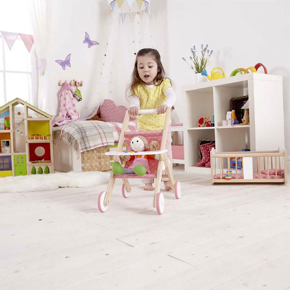 Hape Kids Wooden Stroller (For Parts)