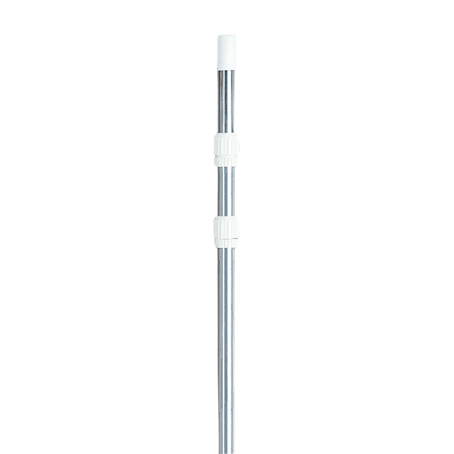 Swimline 3 Piece 4 to 12 Foot Heavy Duty Universal Telescopic Pool Pole, Silver (Damaged)