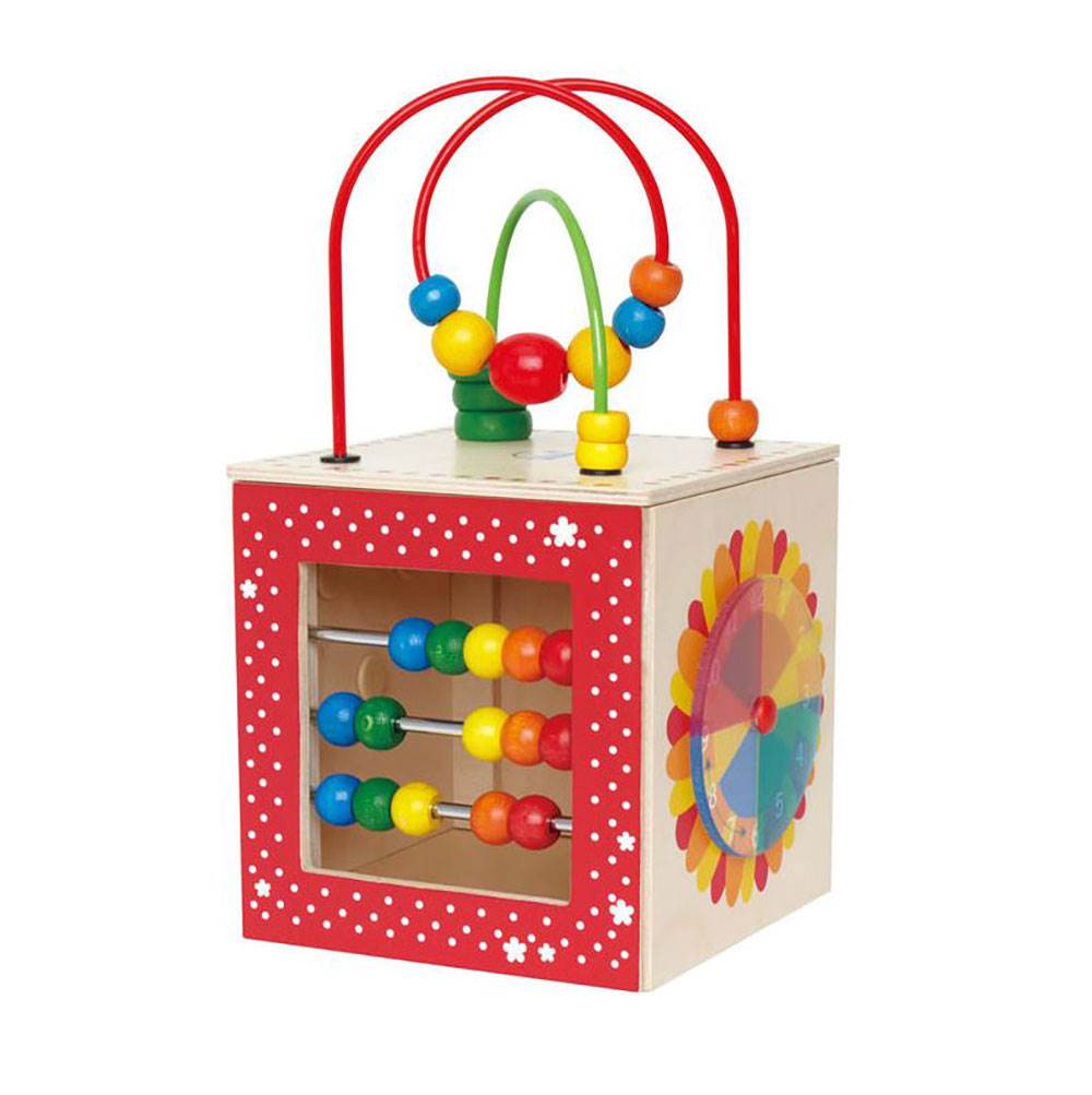 Hape Kids Educational Wooden Discovery Box Bead Maze Activity Center (Open Box)