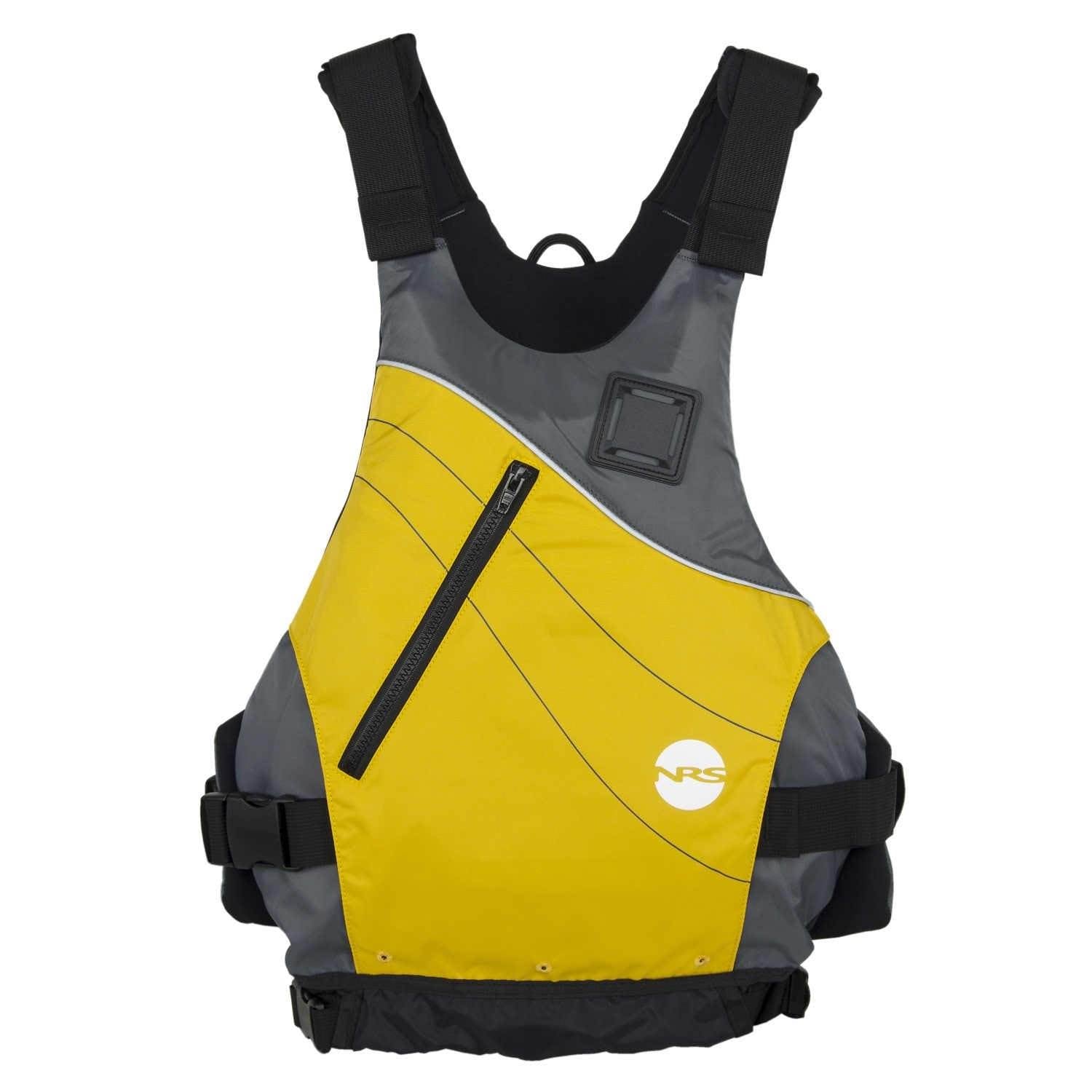 NRS Vapor Adult Small/Medium PFD Type III Aqua Life Jacket Vest, Yellow (Used)