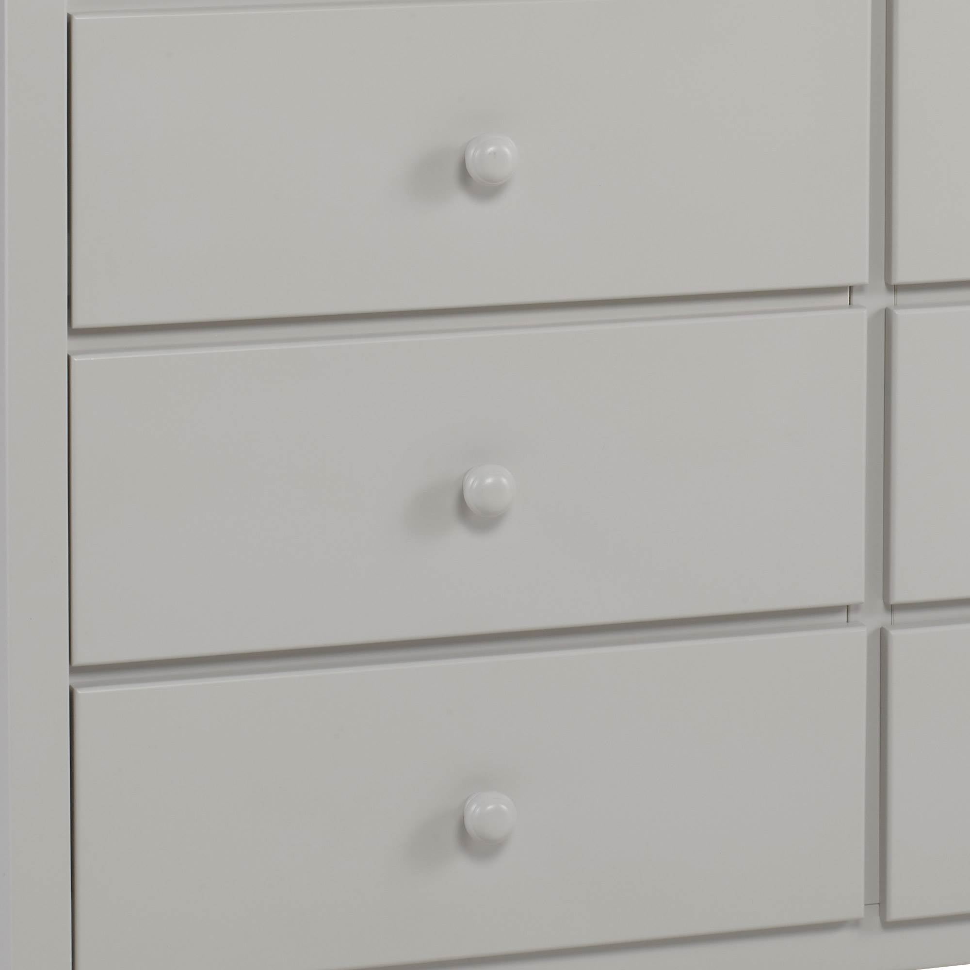 Fisher-Price Nursery Furniture 6 Drawer Double Dresser, Misty Gray (Open Box)