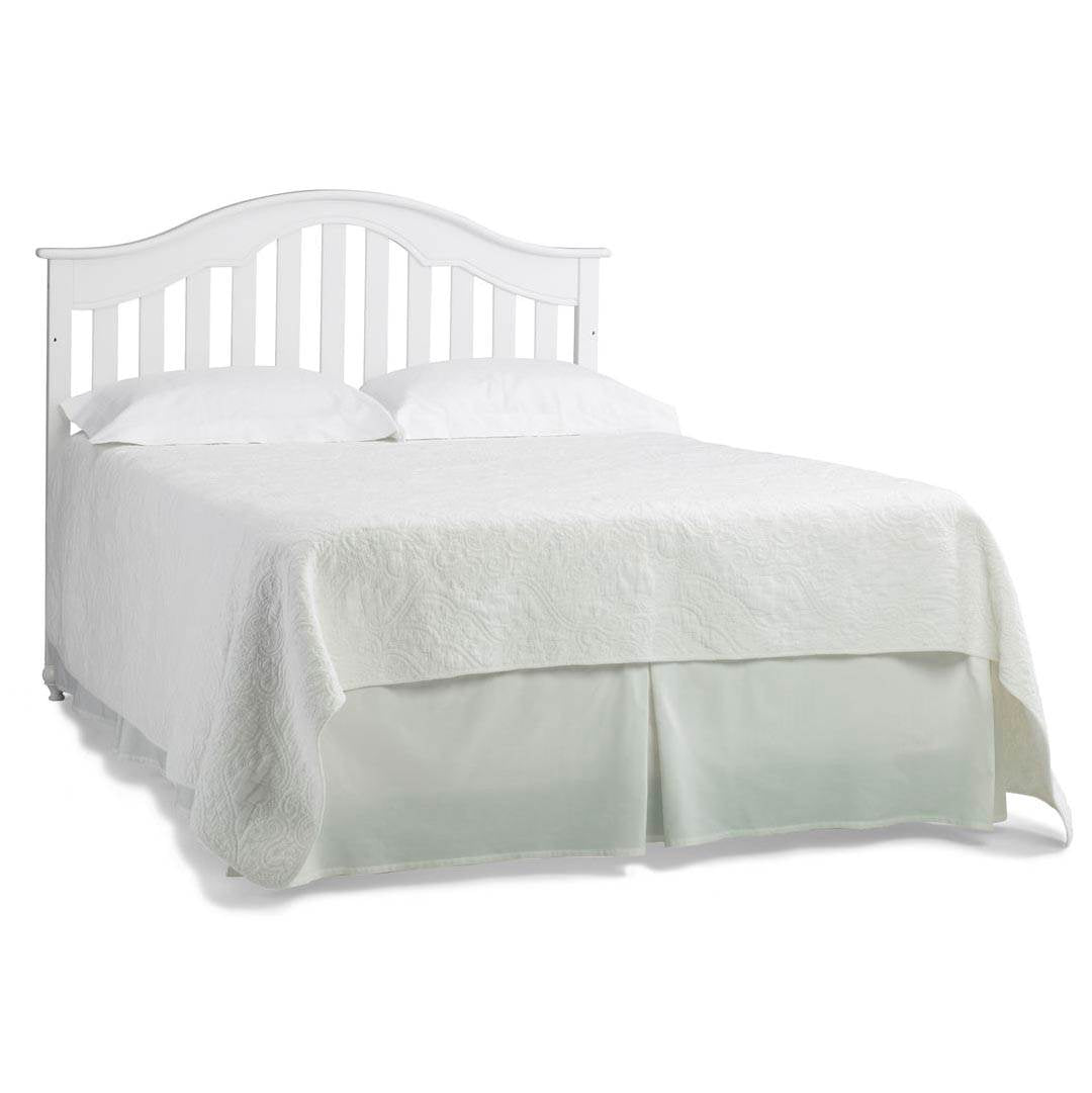 Fisher Price Kingsport 5 in 1 Convertible Elegant Baby Nursery Crib, Snow White
