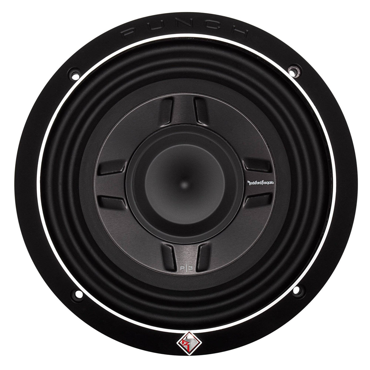 Rockford Fosgate 8" 300W Car Audio Shallow Mount 2 Ohm DVC Subwoofer (Open Box)