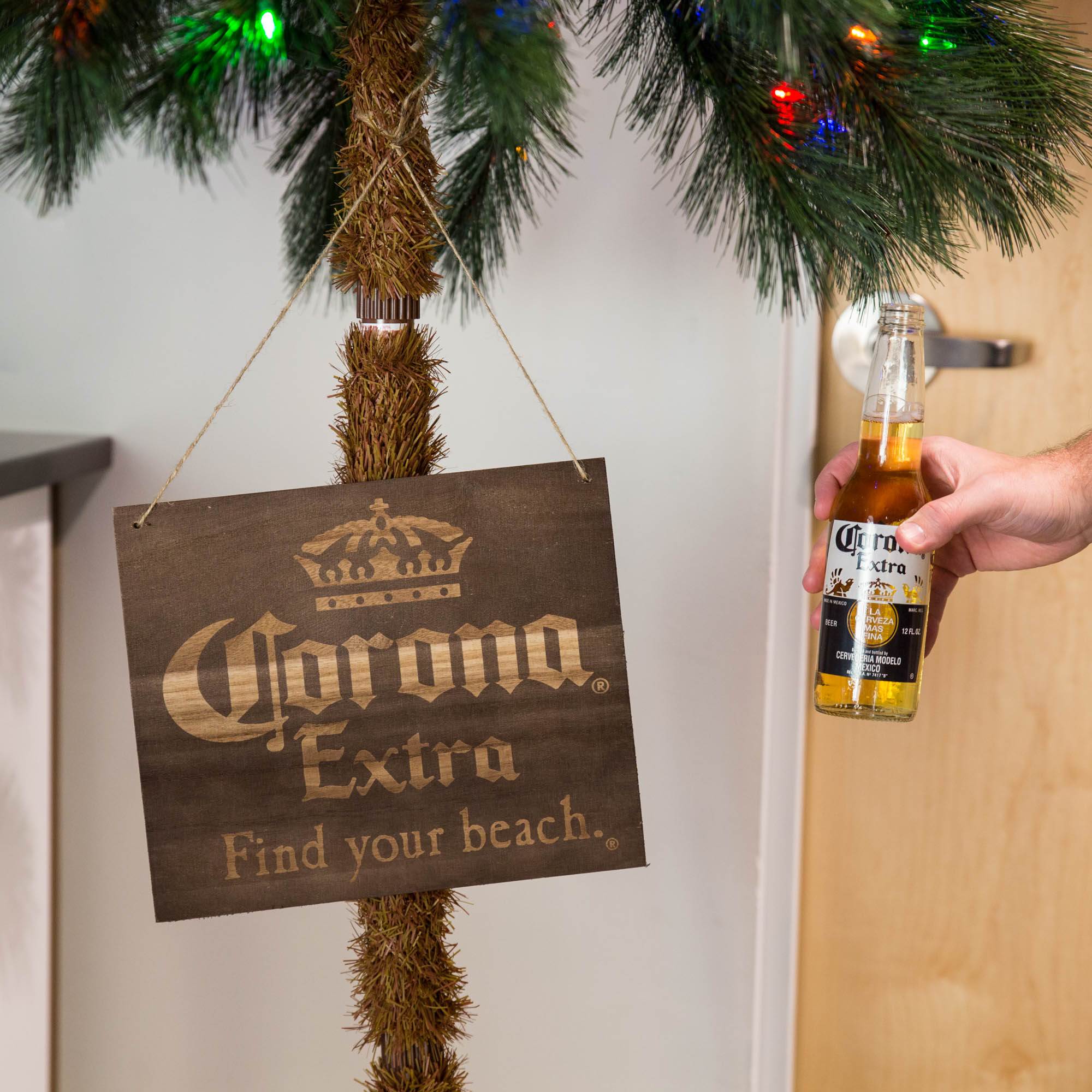 Corona 5 Ft Palm Tree Pre Lit LED Artificial Motion Activated Tree (Used)