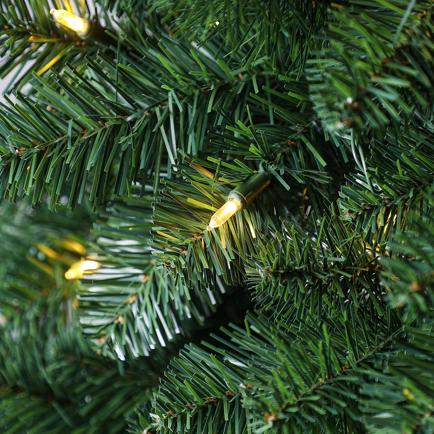 Home Heritage Half Pine 7' Pre-Lit Artificial Christmas Tree, 150 Warm White LED - VMInnovations
