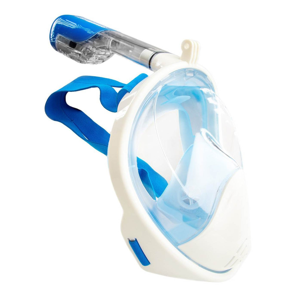 Wildhorn Seaview 180 Degree L/XLarge Full Face Diving Snorkel Mask, Blue (Used)