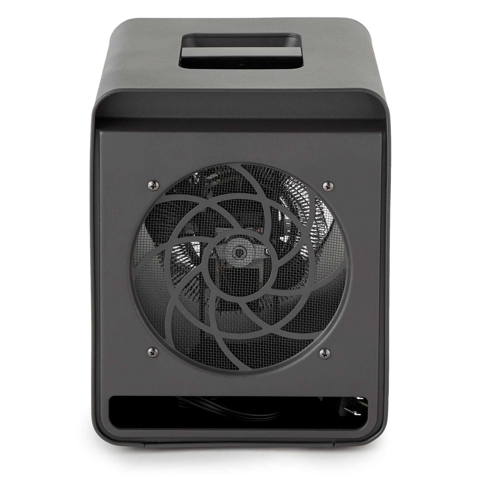 Vornado 2 Setting Vortex Circulation Sleek Metal Room/Space Heater, Black (Used)
