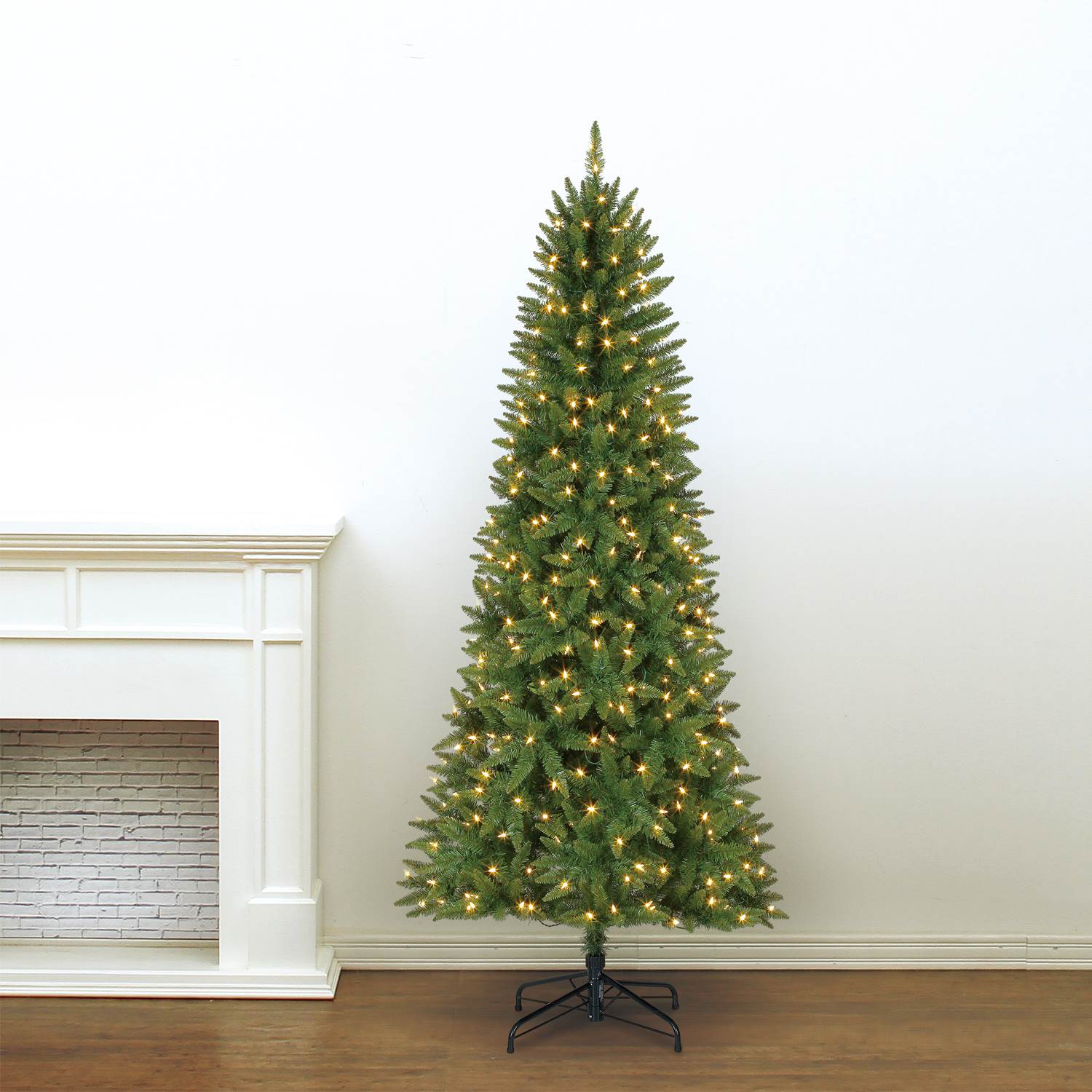 Evergreen Classics 7' Lansing Pre-Lit LED Artificial Christmas Tree (Open Box)