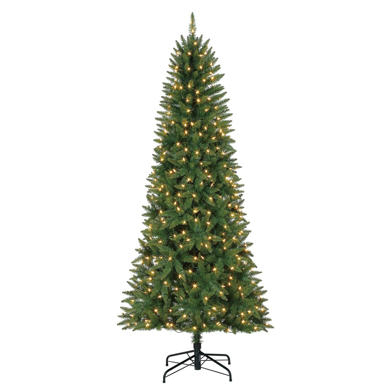 Evergreen Classics 7' Lansing Pre-Lit LED Artificial Christmas Tree (Open Box)