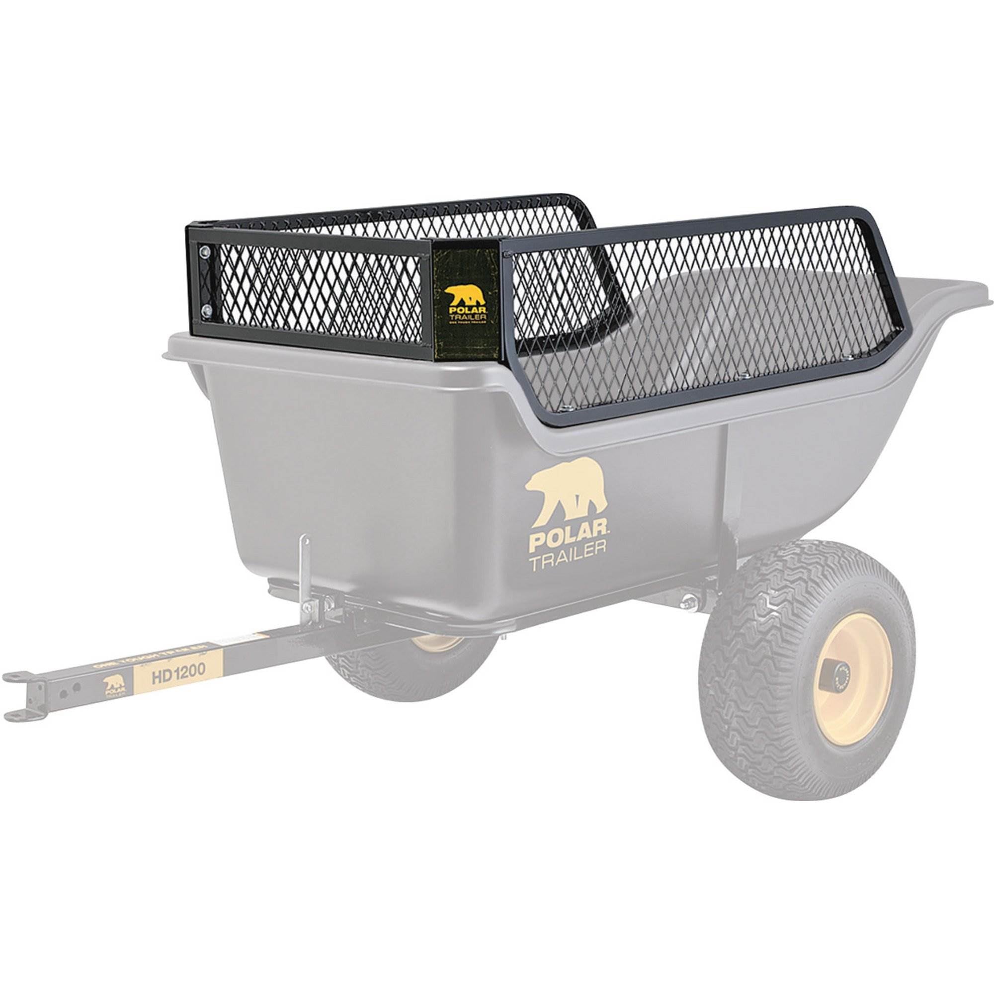 Polar Trailer 1500 Series Front & Side Trailer Hauling Rack Rail Kit (Open Box)