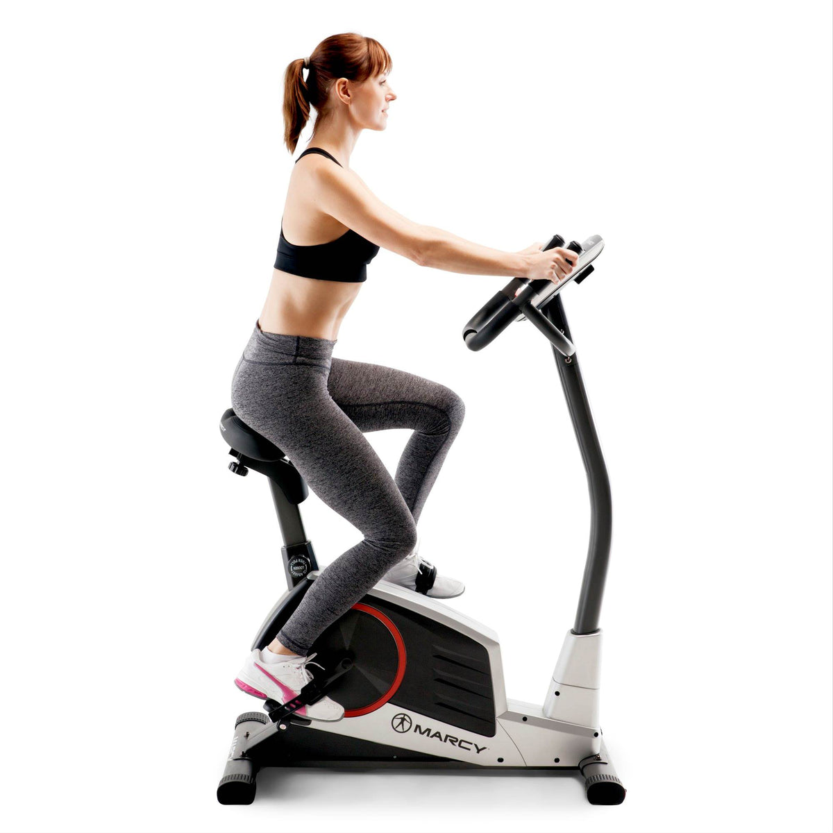 Marcy Regenerating Magnetic Upright Home Cardio Fitness Exercise Stationary Bike