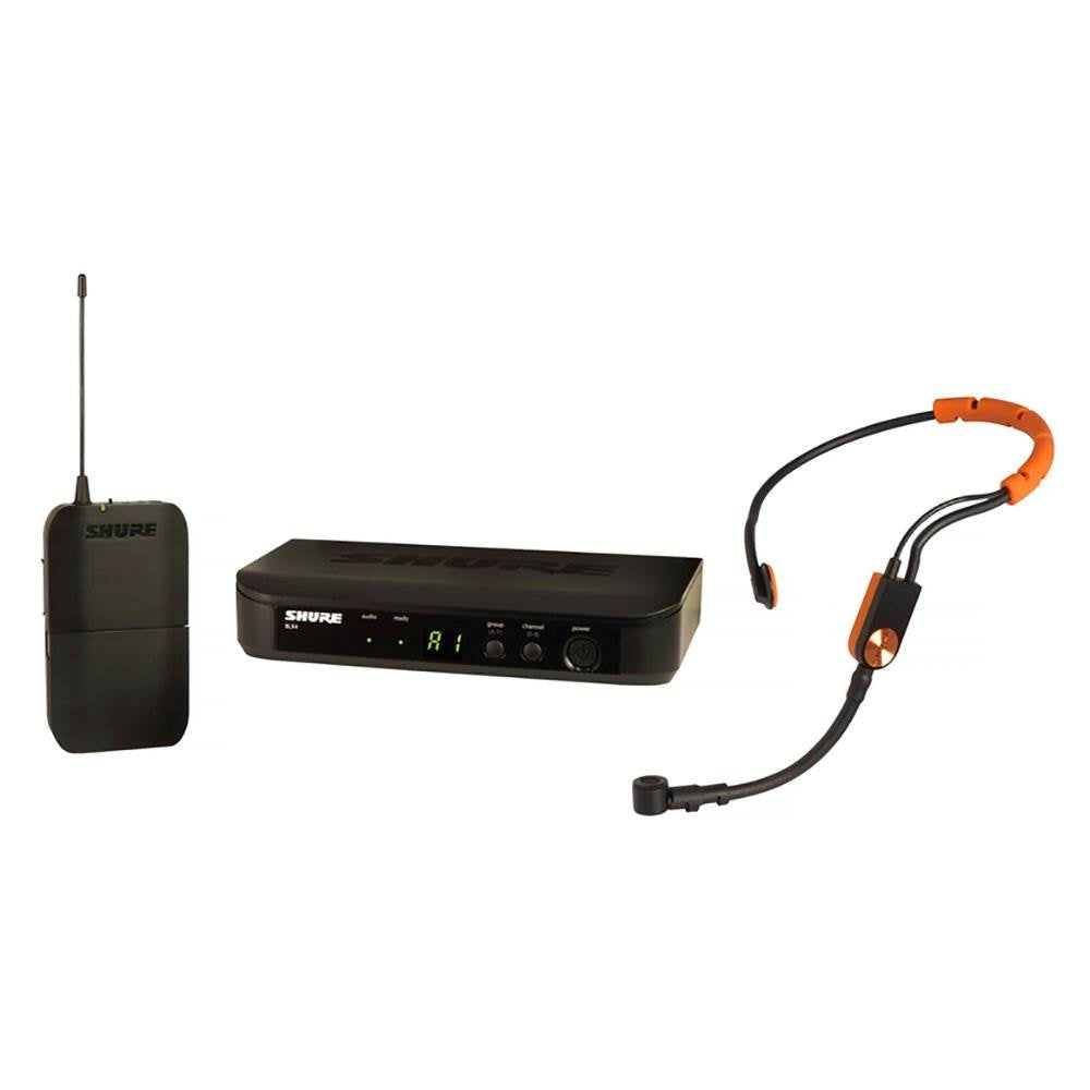 Shure Fitness Mic Transmitter, Receiver, and Headset Wireless System (Open Box)