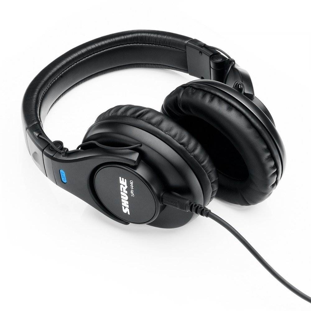 Shure Closed Back Professional Home/Studio Recording Headphones, Black(Open Box)
