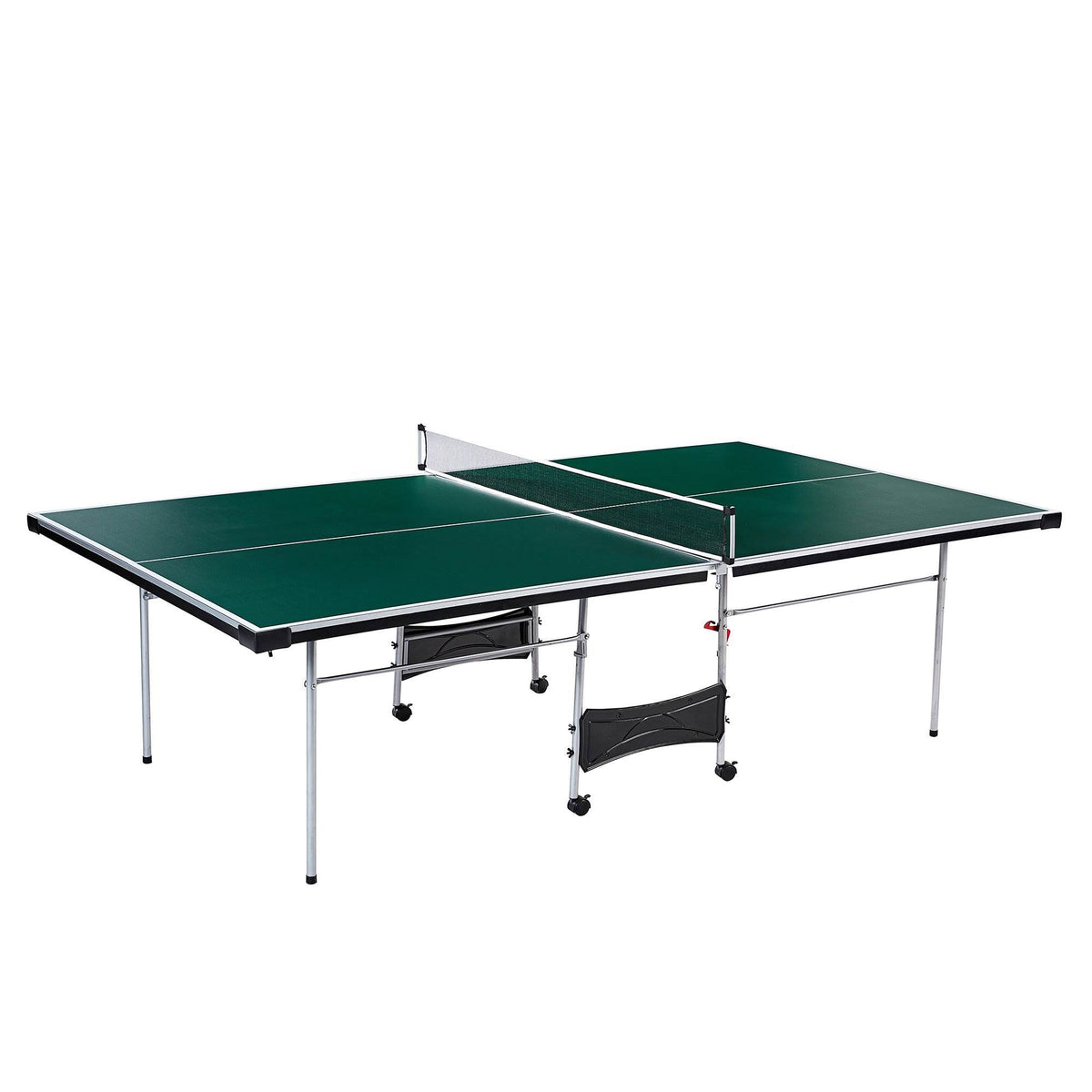 Lancaster 4 Piece Official Size Indoor Folding Ping Pong Game Table (Open Box)