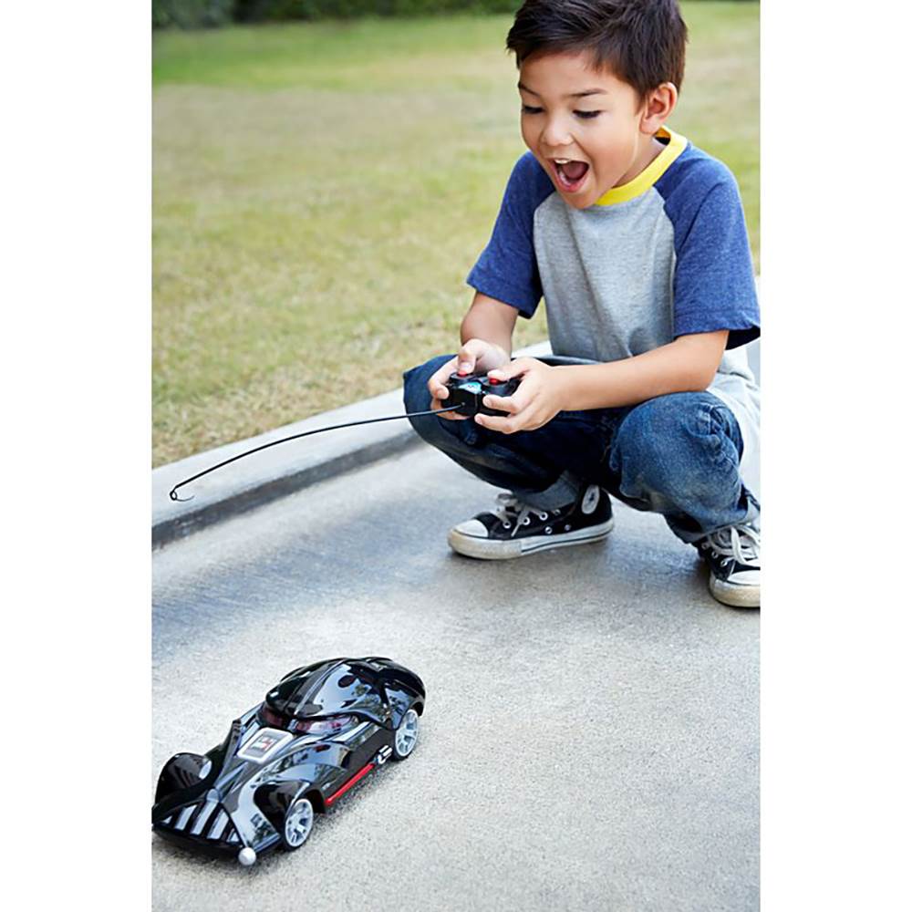 Hot Wheels Star Wars RC Car Darth Vader Black Remote Control Vehicle (Open Box)