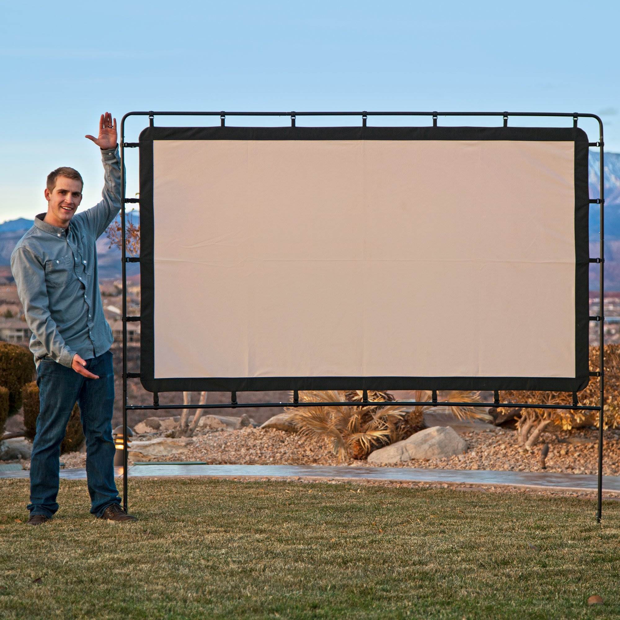Camp Chef 92" Lite Giant Nylon Backyard Movie Projector Screen (For Parts)