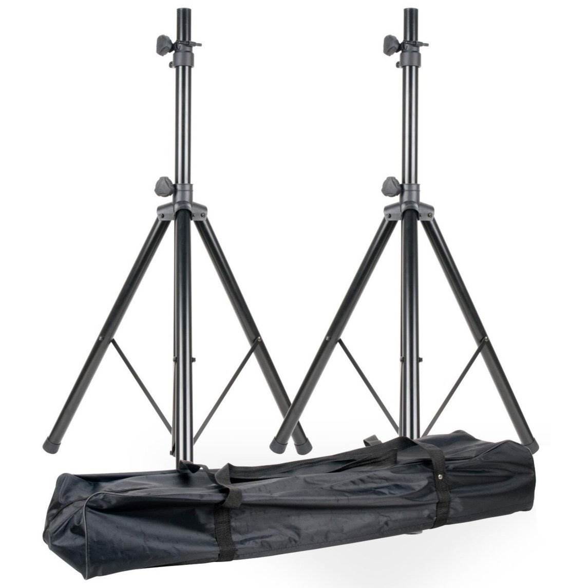 American Audio 15" Wireless Speakers + ADJ Speaker Stands + Microphone + Cable