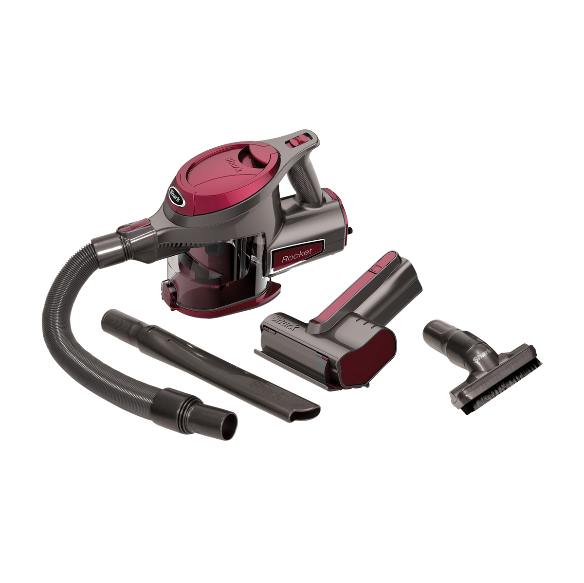 Shark Refurbished Rocket HV292 Light Corded Handheld Vacuum, Burgundy (Used)