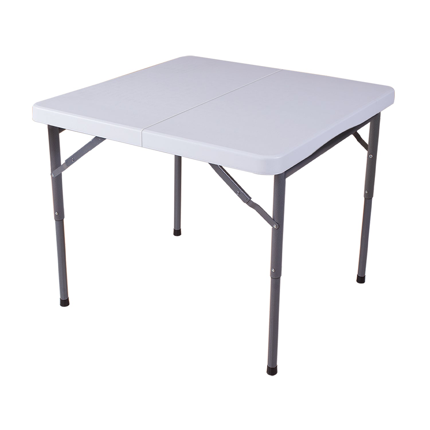 Plastic Development Steel Frame Foldable 34-inch Card Table, White (Open Box) - VMInnovations
