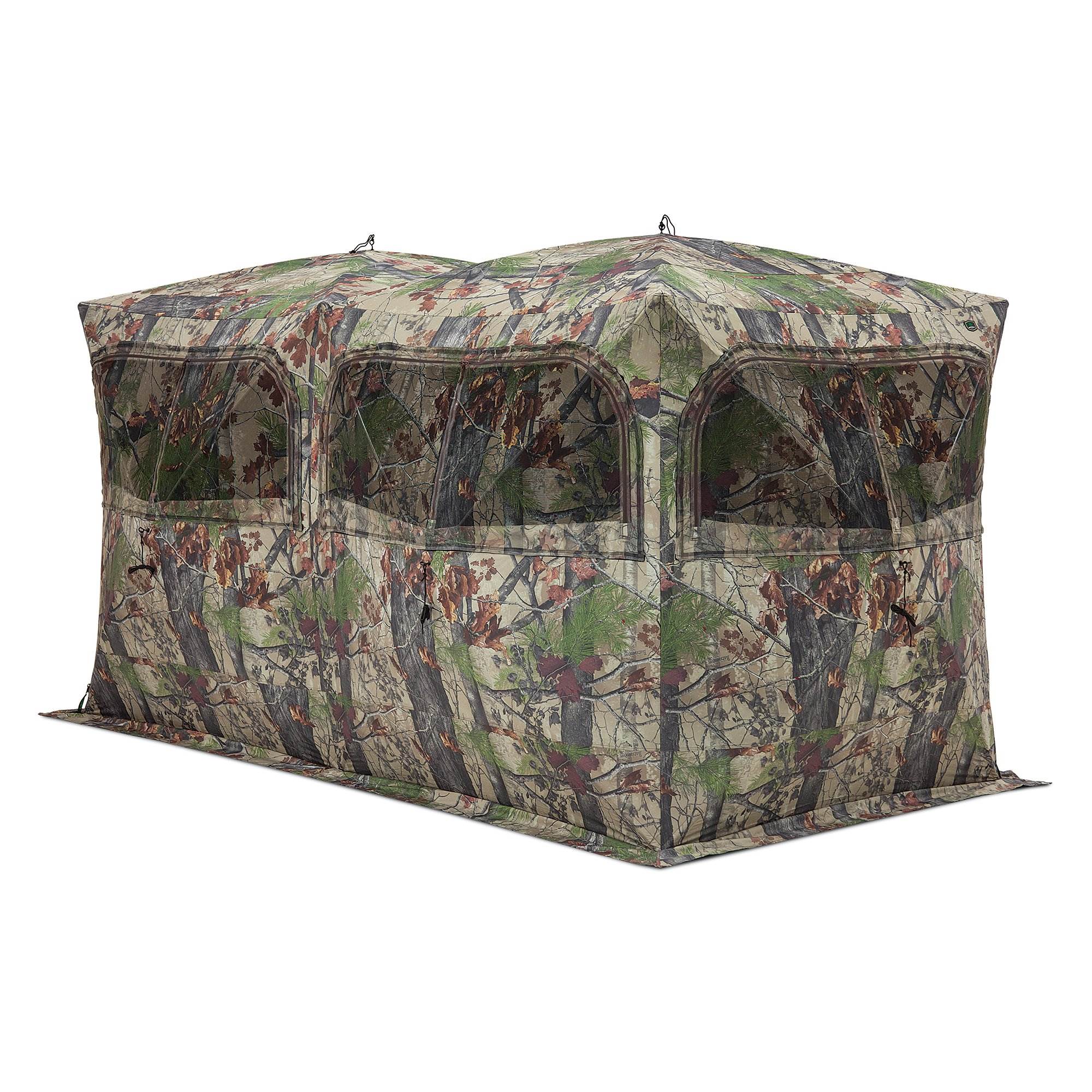 Barronett Blinds Big Beast Backwoods Double Wide Hub Hunting Blind, Camo (Used)