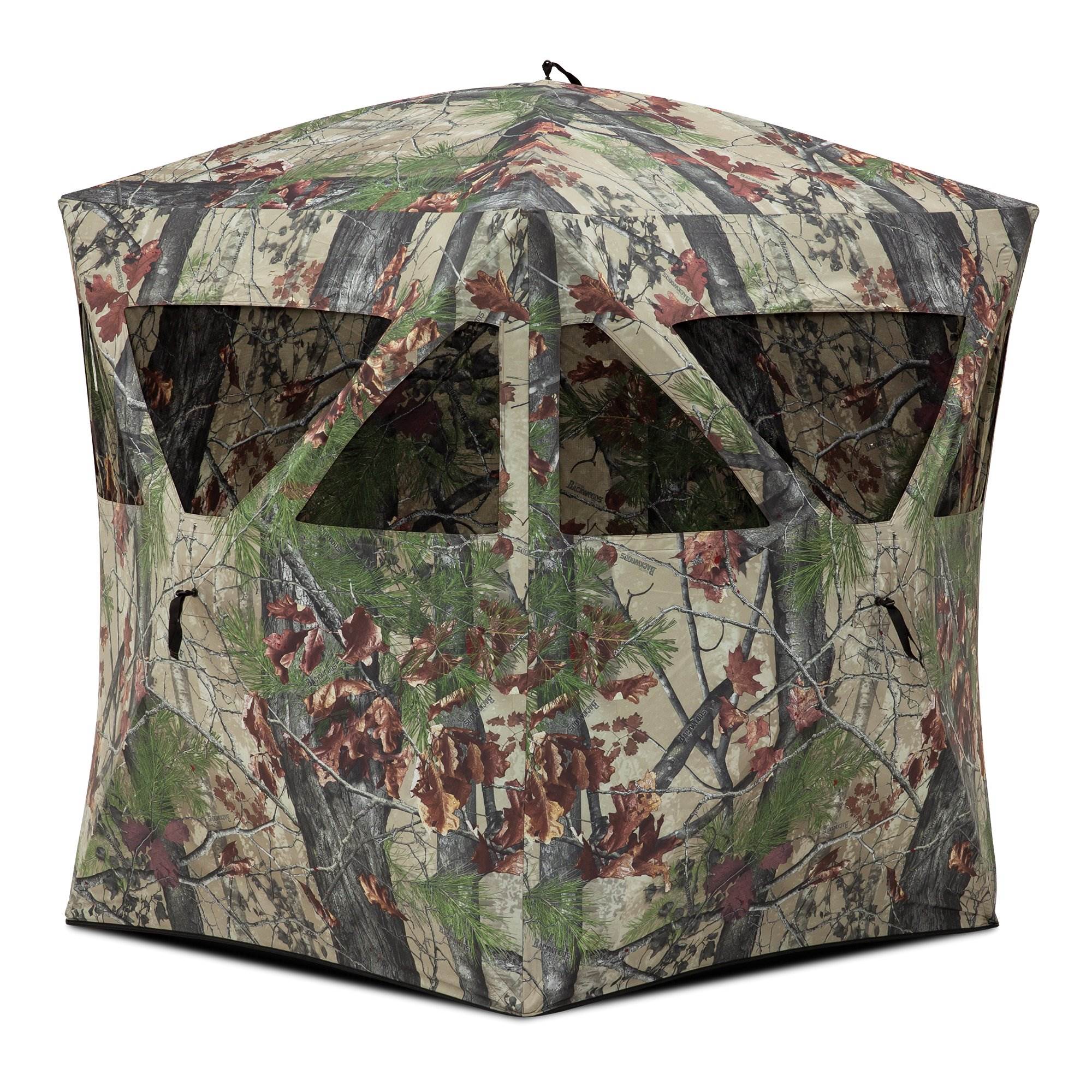 Barronett Blinds Radar Portable Pop-Up Hunting Ground Hub Blind, Backwoods Camo - VMInnovations