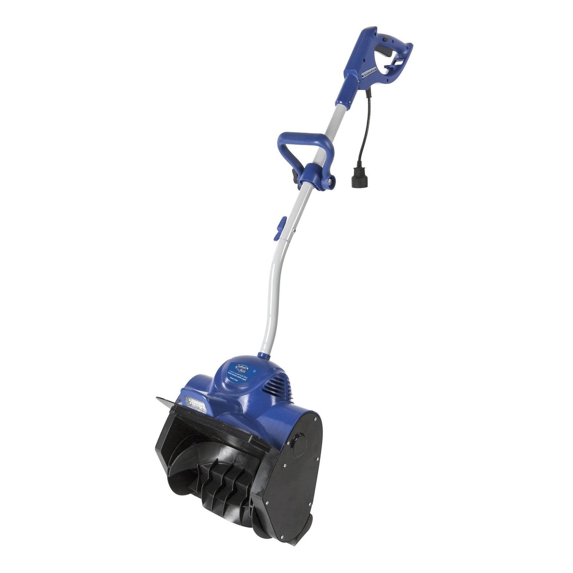 Snow Joe Corded Electric Snow Shovel, 10 Amp Powered Snow Thrower with Headlight and 11" Clearing Path for Decks, Steps, Patios and Sidewalks, 324E - VMInnovations