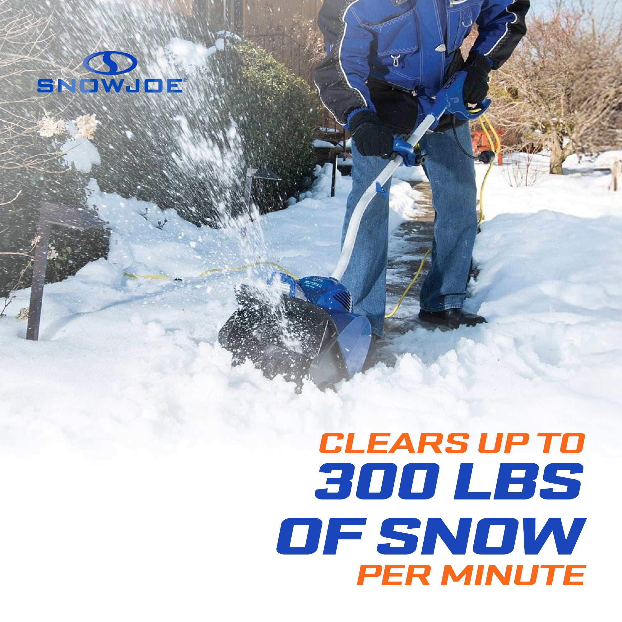 Snow Joe 10" 10 Amp Motor Ergonomic Corded Snow Shovel w Headlights (Used) - VMInnovations