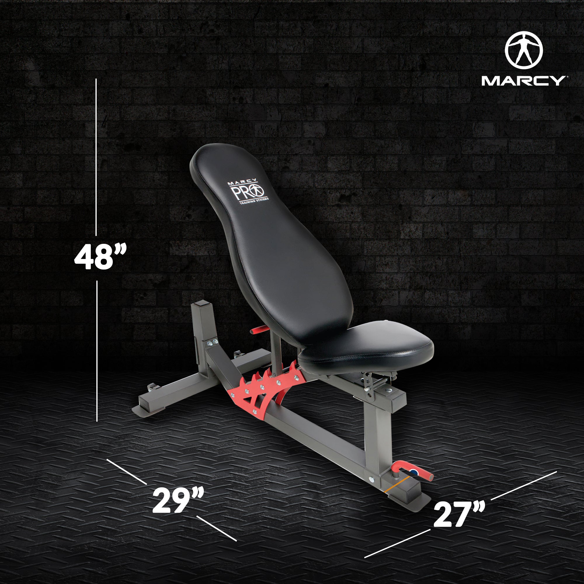 Marcy Pro Smith Machine Weight Bench Home Gym Total Body Workout Training System - VMInnovations